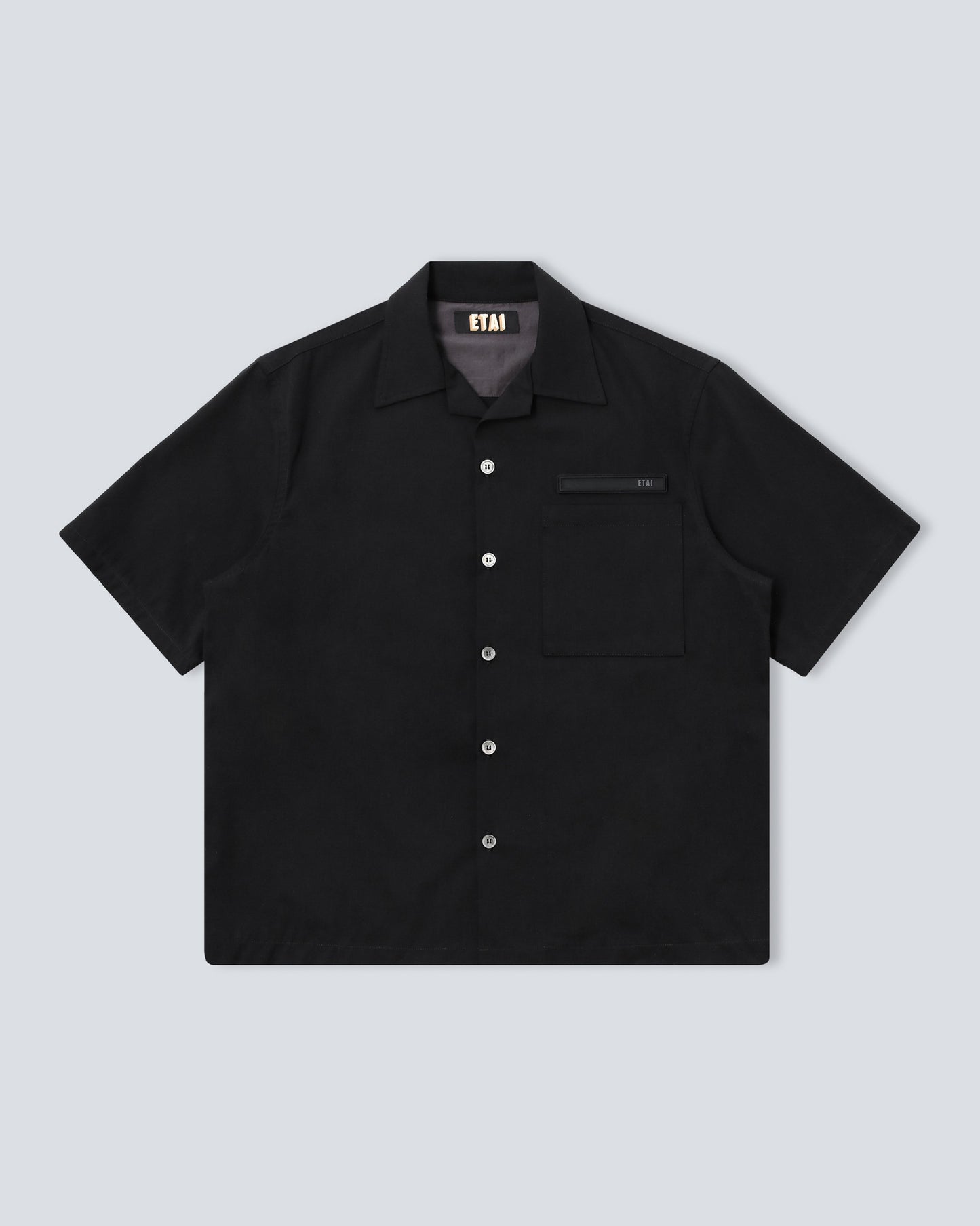 Black Luxury Lounge Button Up Shirt