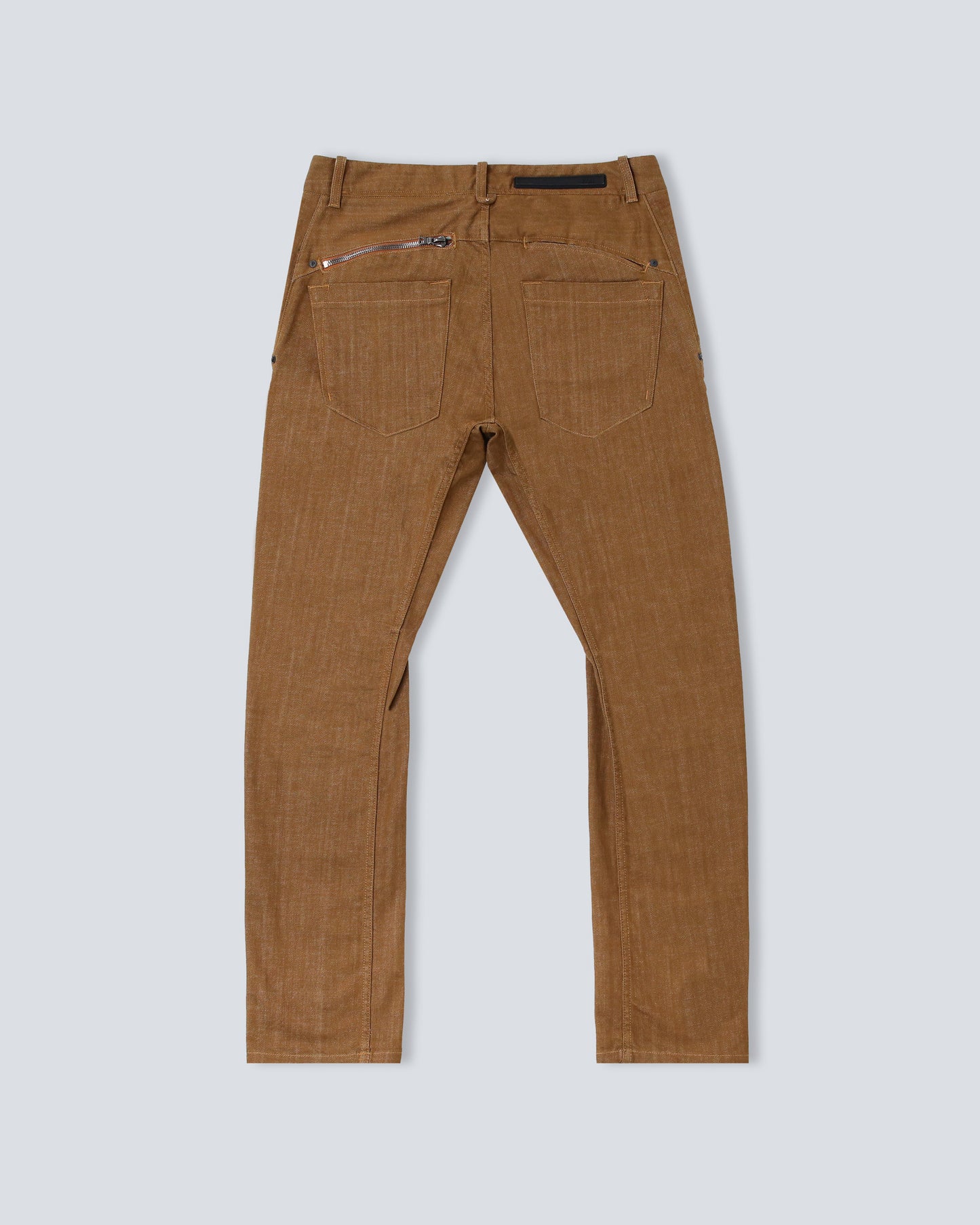 Rust Brown Front Yoke Dart Jeans