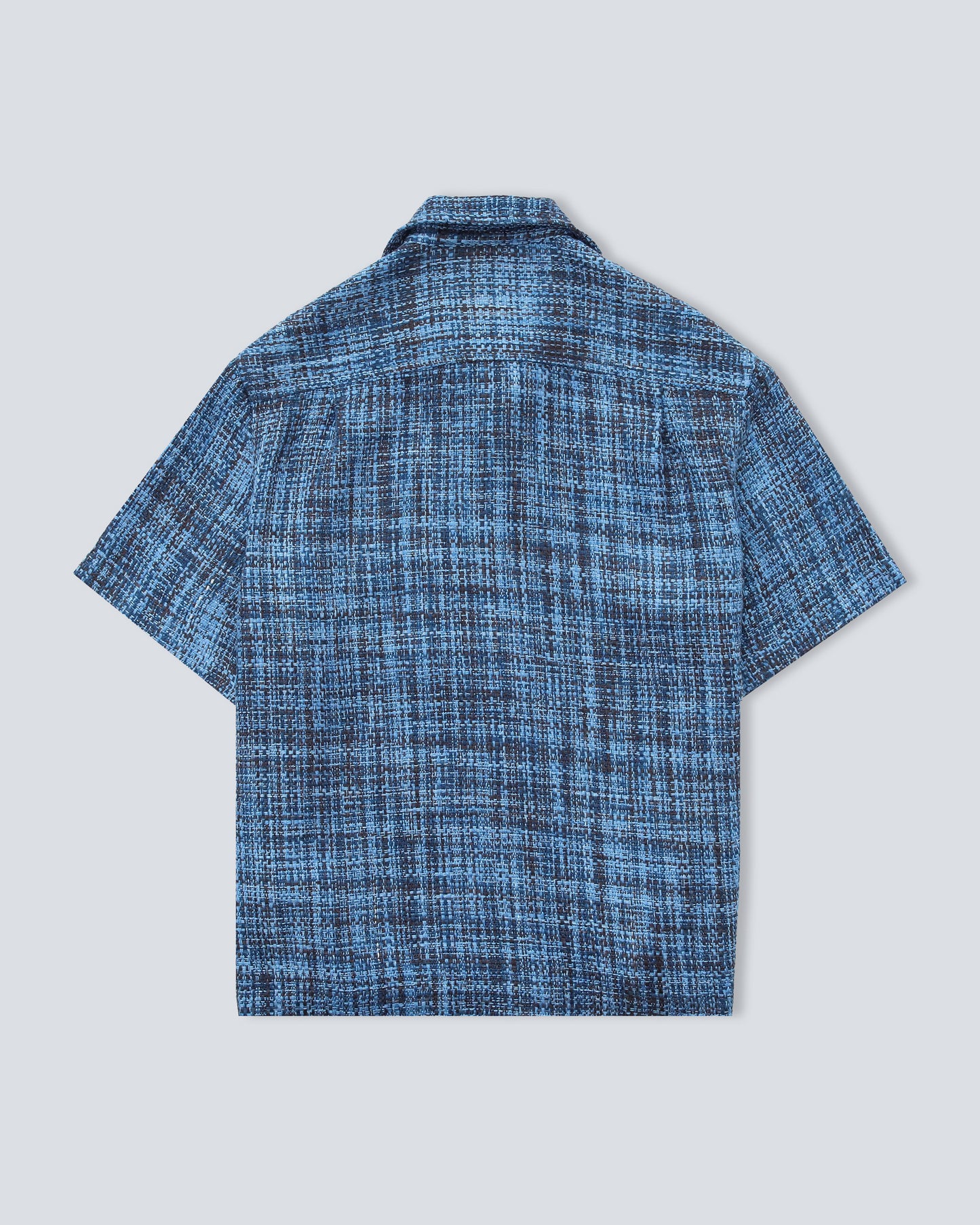 Blue Tweed Lounge Shirt