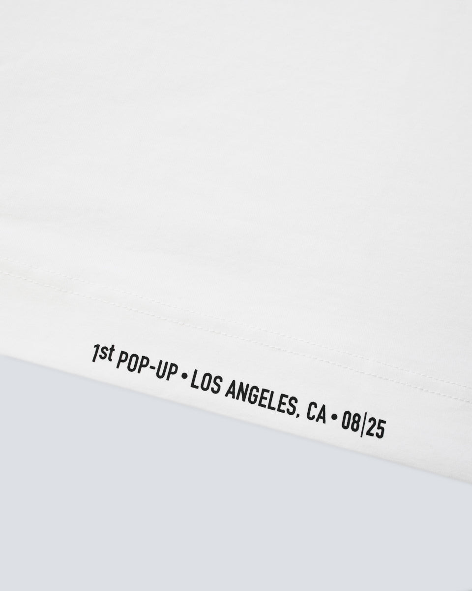 Pop Up Tee - White