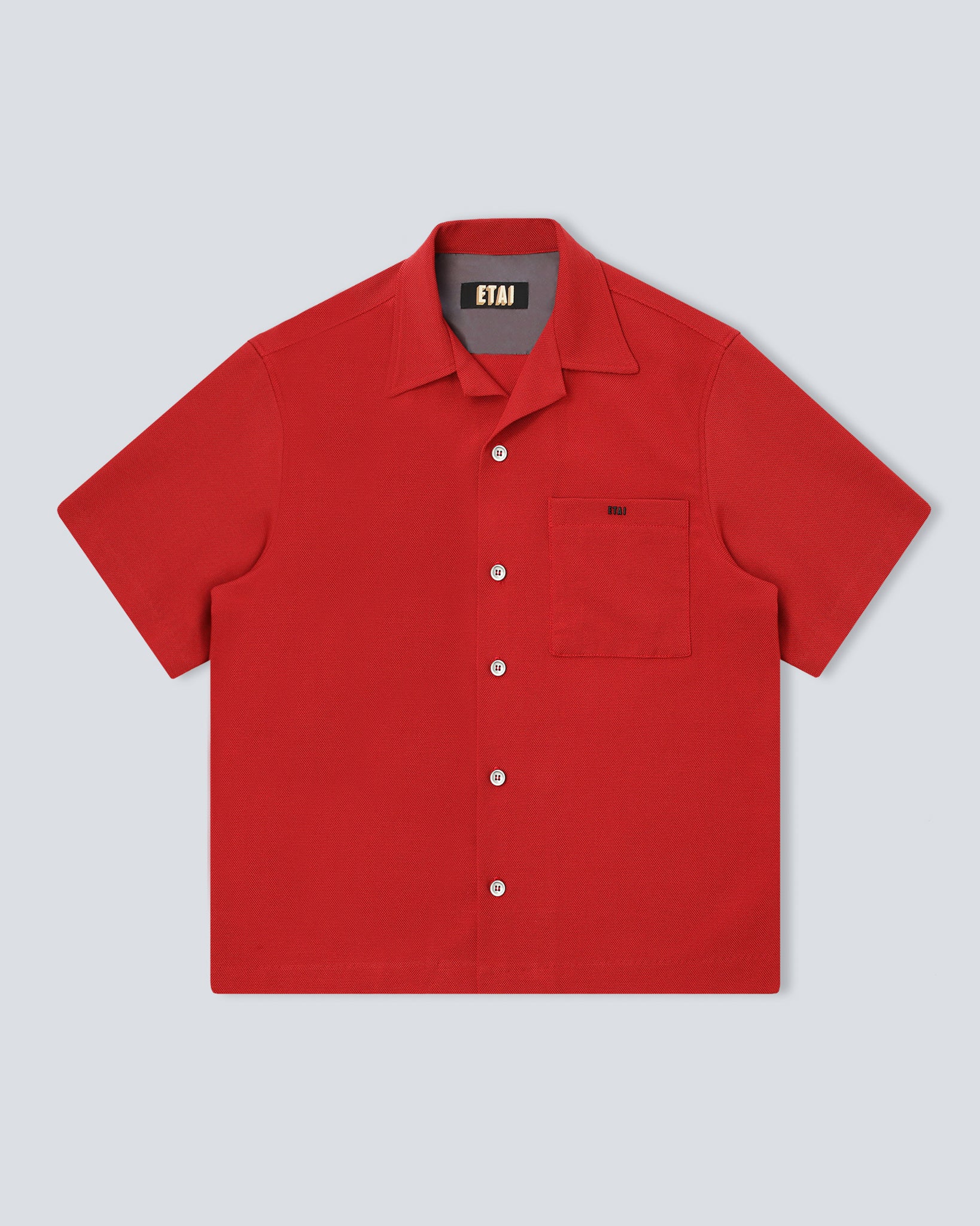 Red Button Up Shirt
