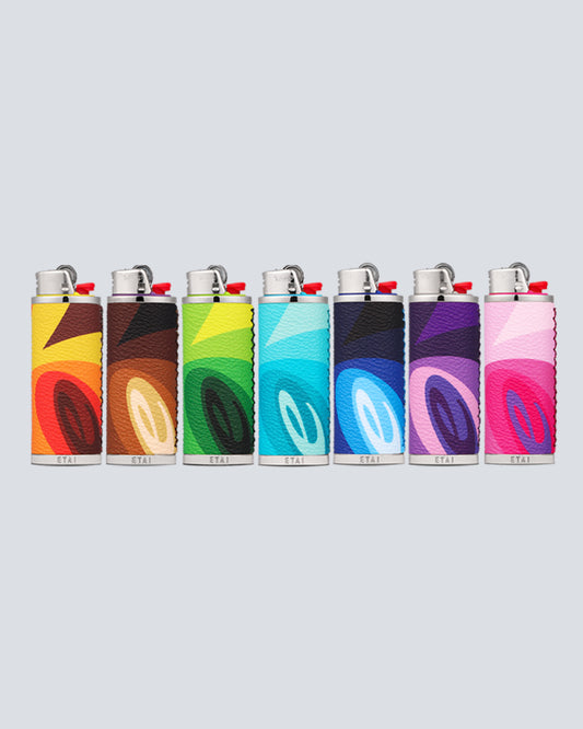 Spiral E Lighter Case Set - 7 Lighter Cases