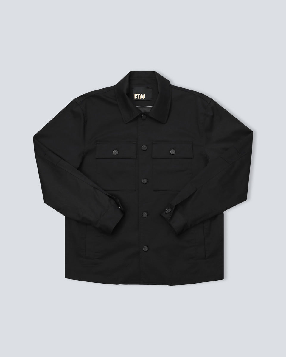 Cotton Shacket - Black
