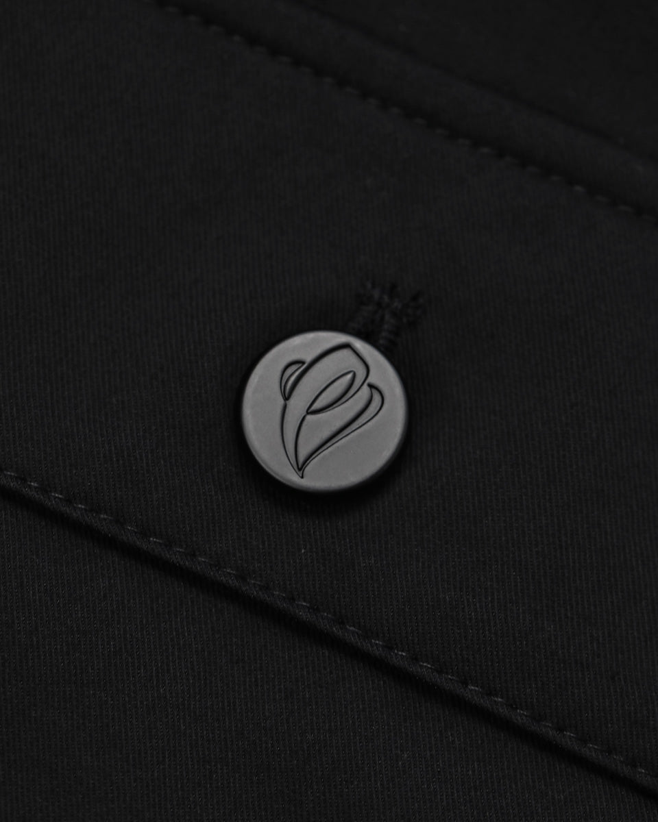 Cotton Shacket - Black