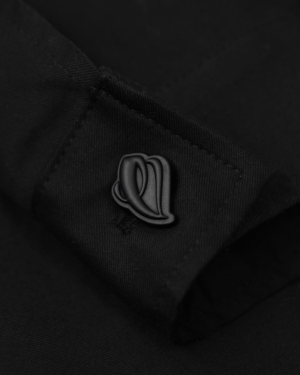Cotton Shacket - Black