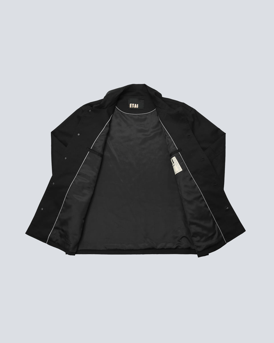 Cotton Shacket - Black