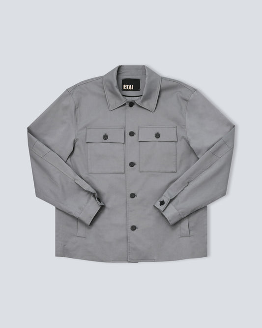 Cotton Shacket - Gray