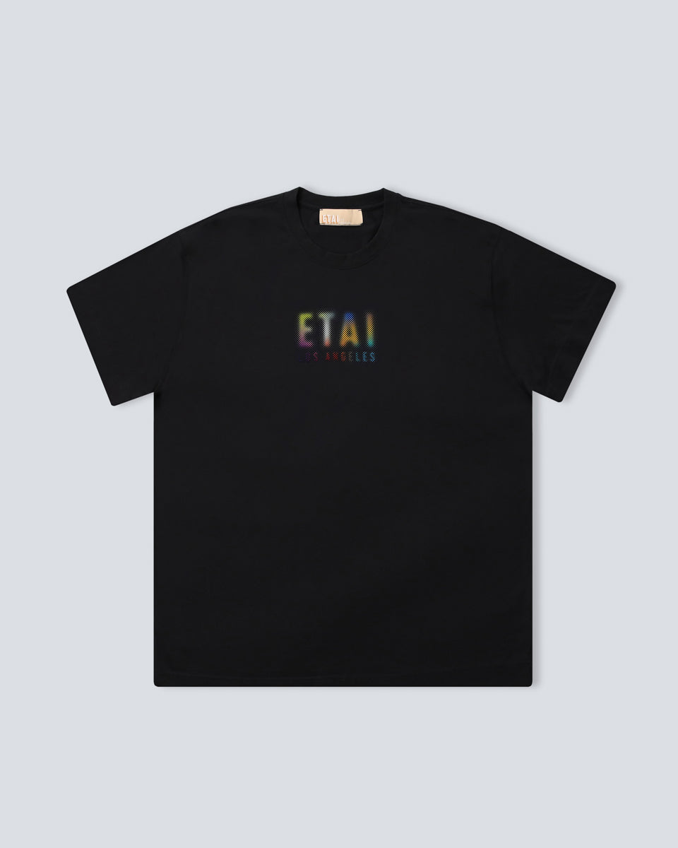 3D Print Dot Burst ELA Tee - Black
