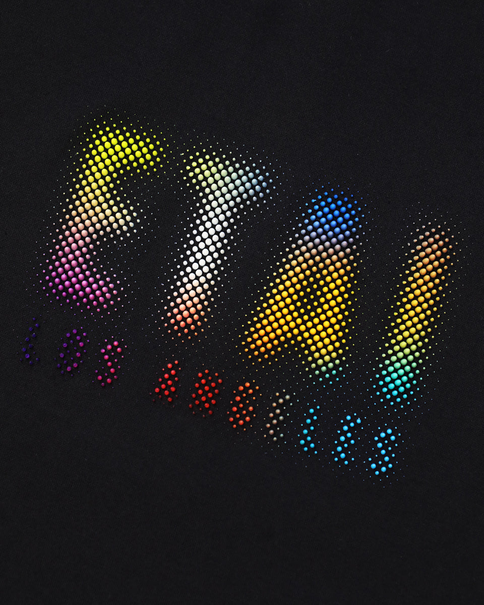 3D Print Dot Burst ELA Tee - Black