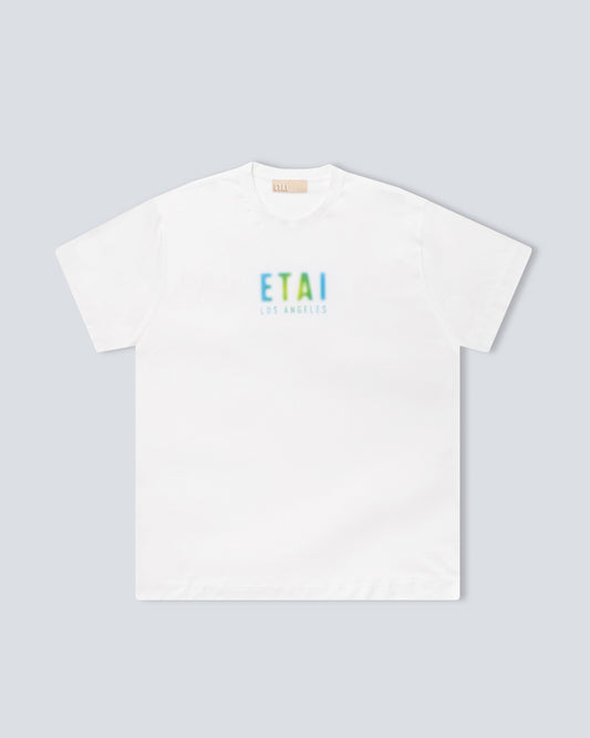 3D Print Dot Burst ELA Tee - White