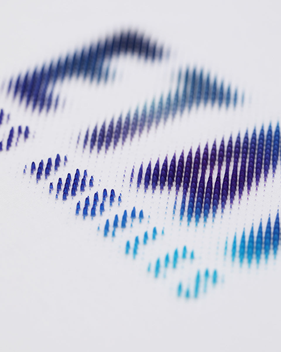 3D Print Dot Burst ELA Tee - White