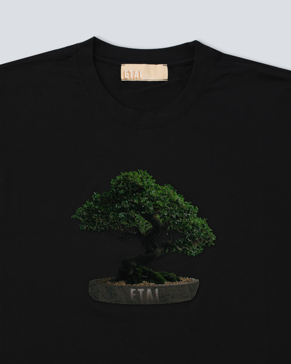 3D Print Bonsai Tree Tee - Black