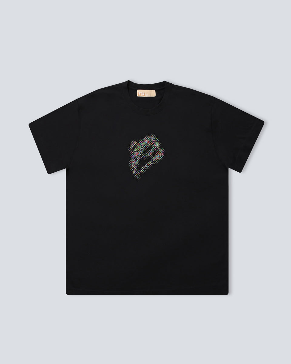 3D Print Multi Color Bead E Tee - Black