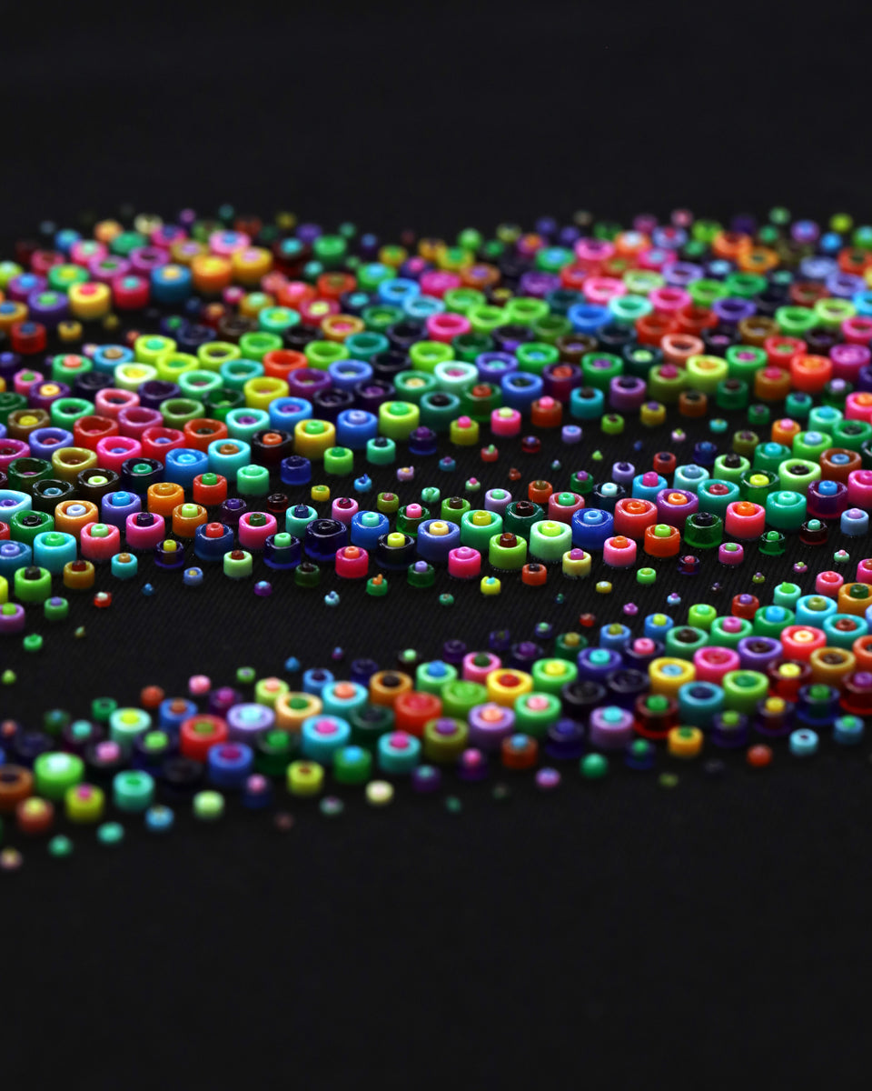 3D Print Multi Color Bead E Tee - Black