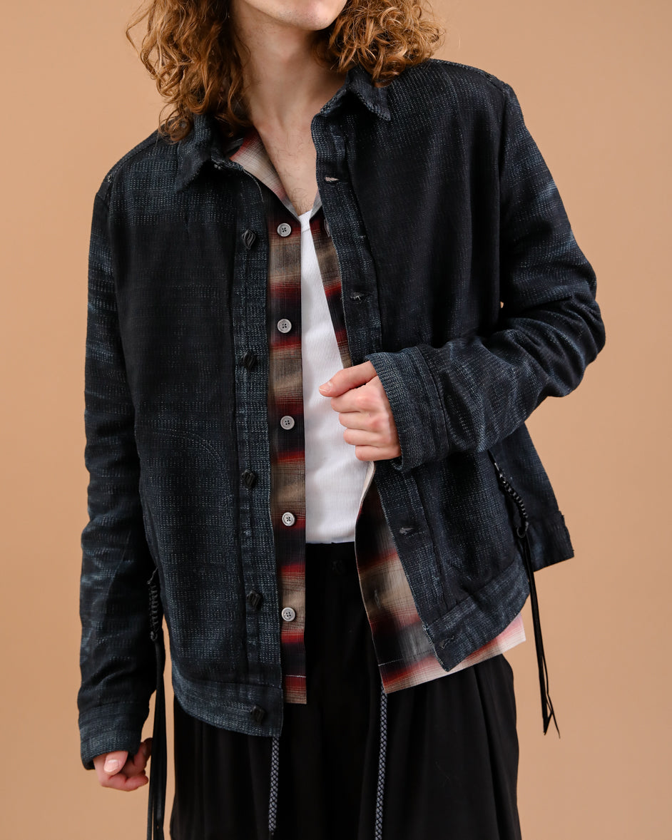 Jacquard Denim Jacket