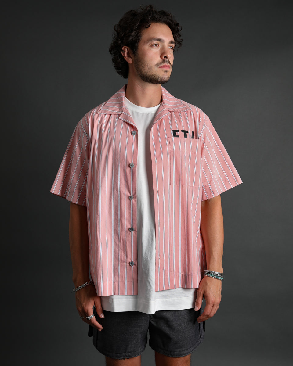 Hidden Logo Pocket Shirt - Pink
