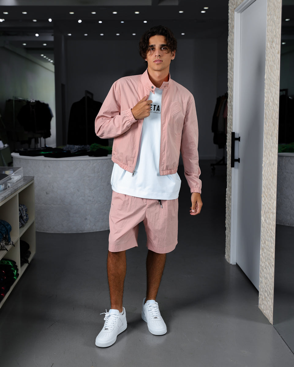 Pleated Shorts - Pink