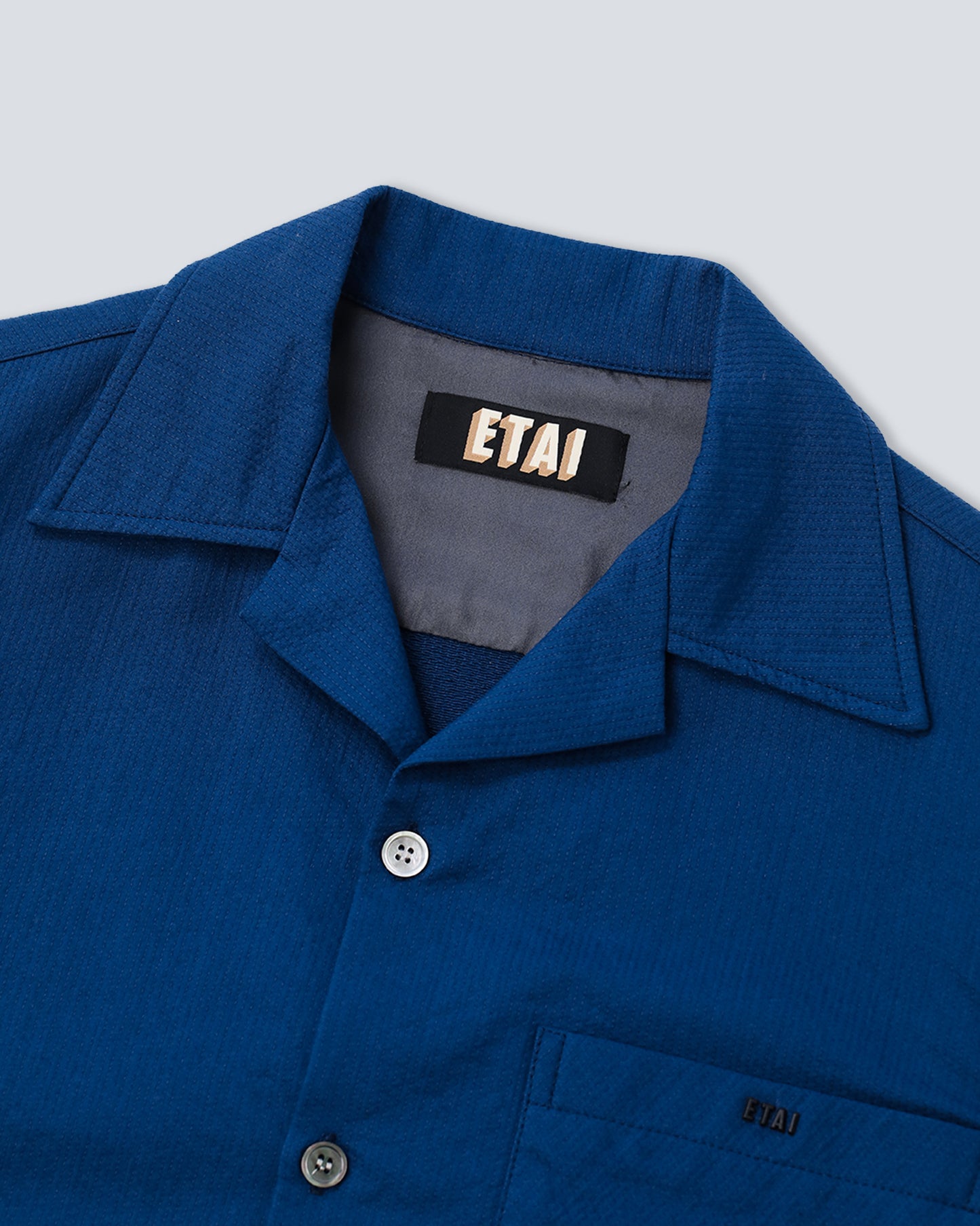 Top Stitch Shirt - Blue