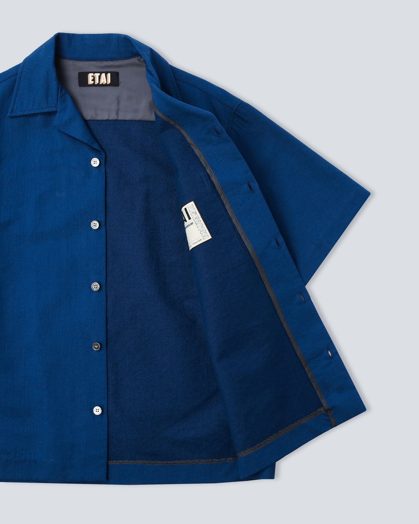 Top Stitch Shirt - Blue