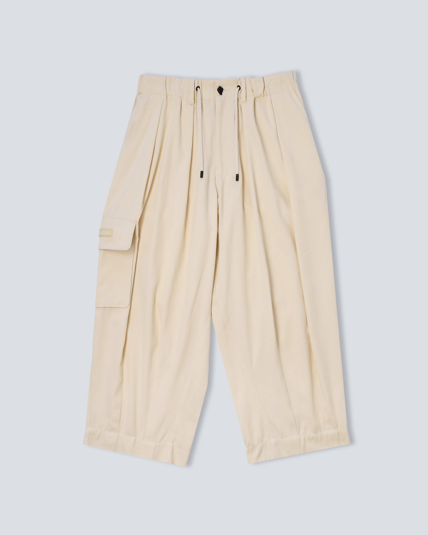 Balloon Cargo Pants - Cream