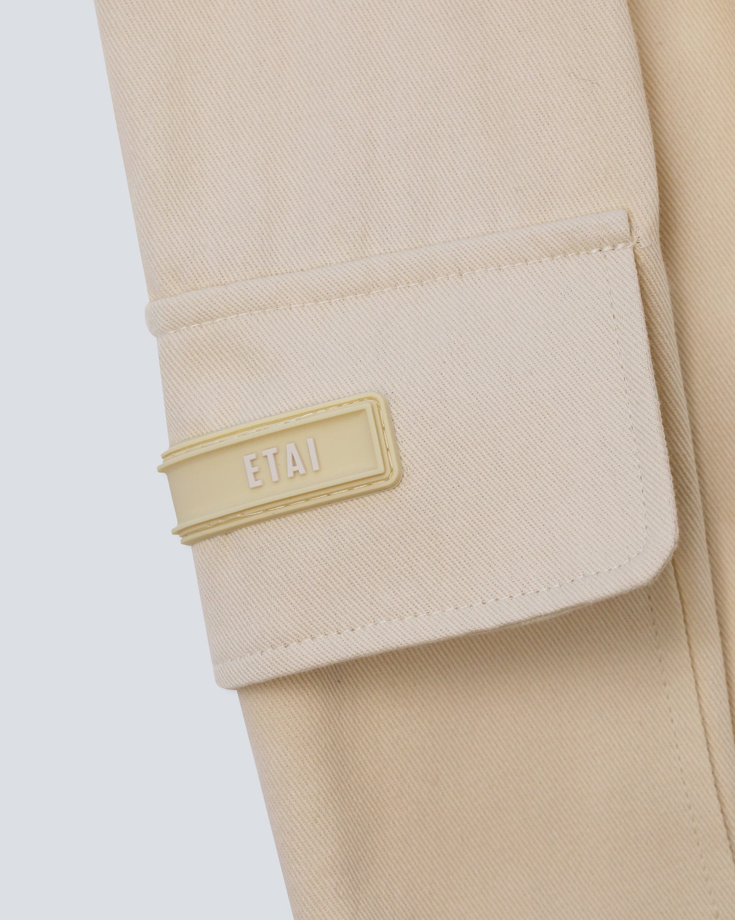 Balloon Cargo Pants - Cream