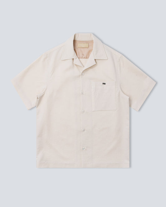 Top Stitch Shirt - Cream