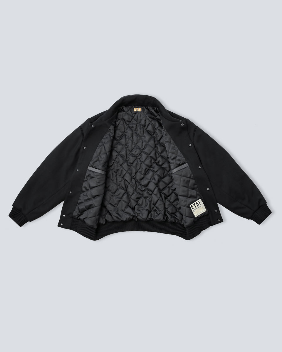 Double Collar Jacket - Black