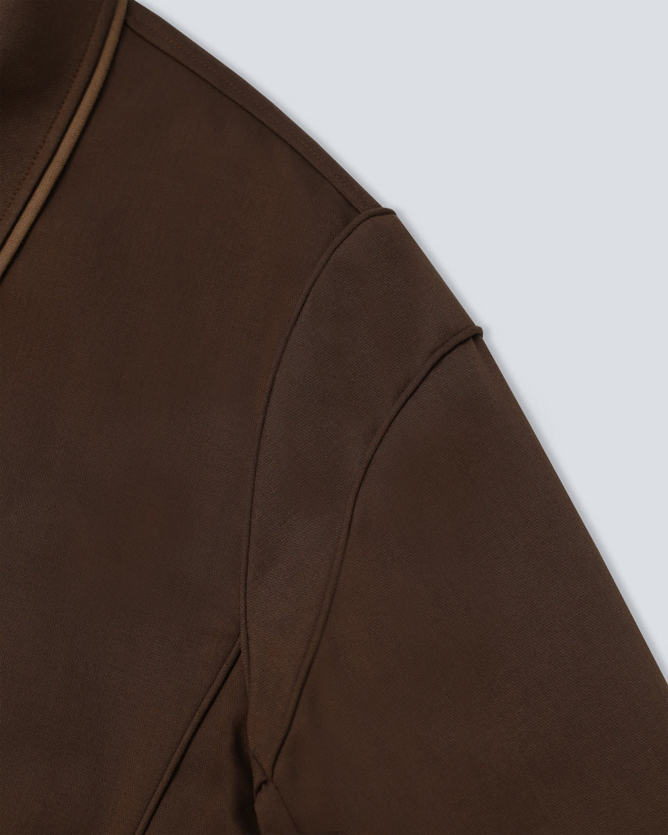 Double Collar Jacket - Brown