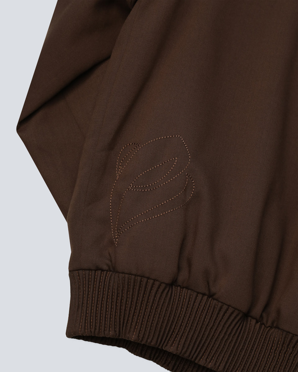 Double Collar Jacket - Brown