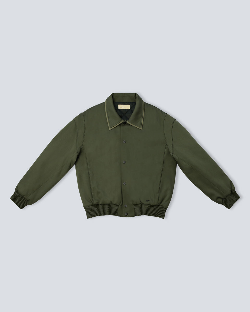 Double Collar Jacket - Olive