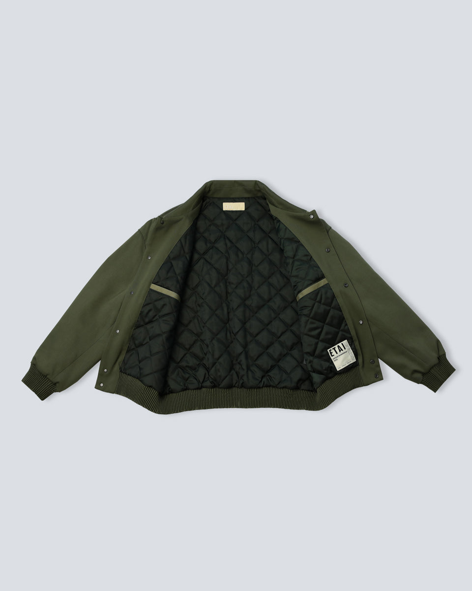 Double Collar Jacket - Olive