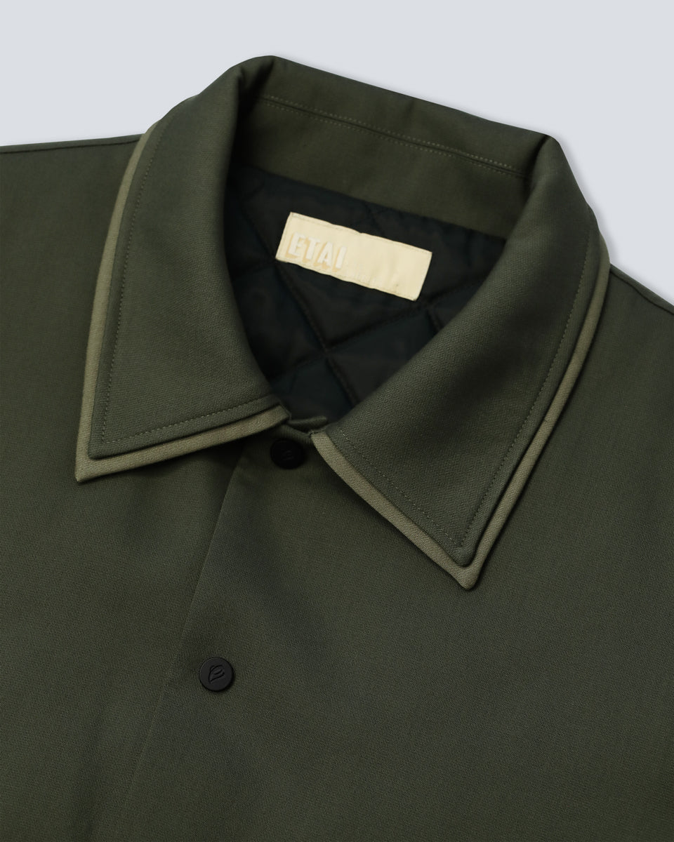 Double Collar Jacket - Olive