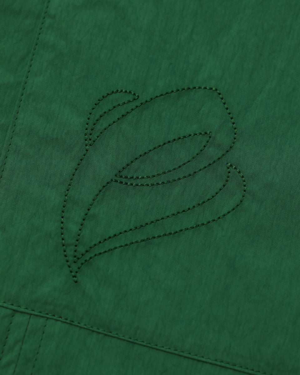 Double Pocket Pin Tuck Shirt - Green