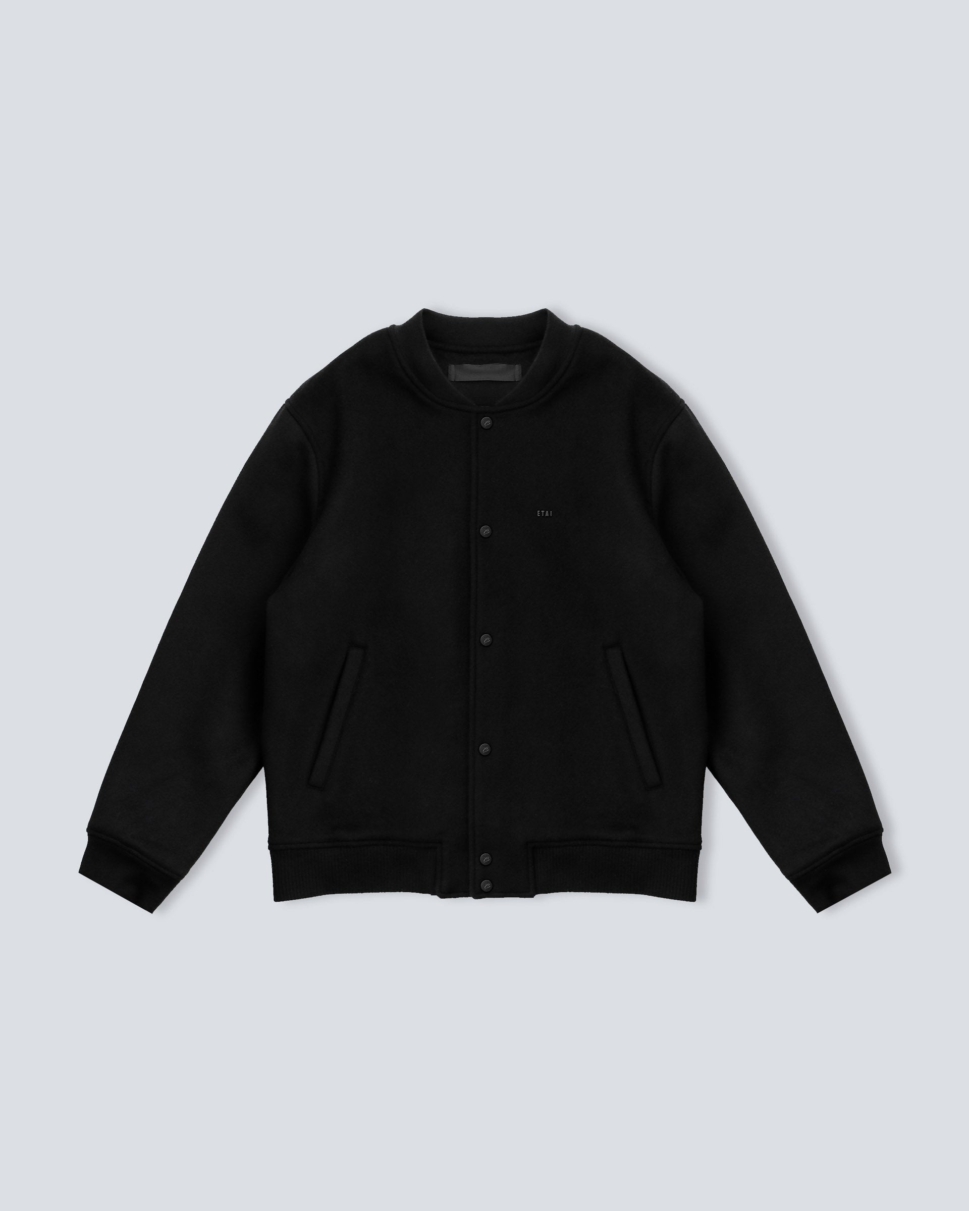 Cashmere Bomber Jacket - Black