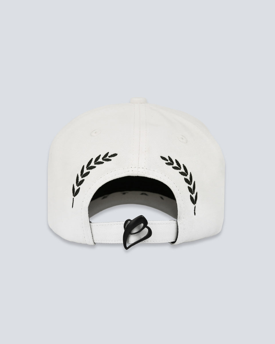 F1 ETAI Ivory Race Car 5 Panel Hat