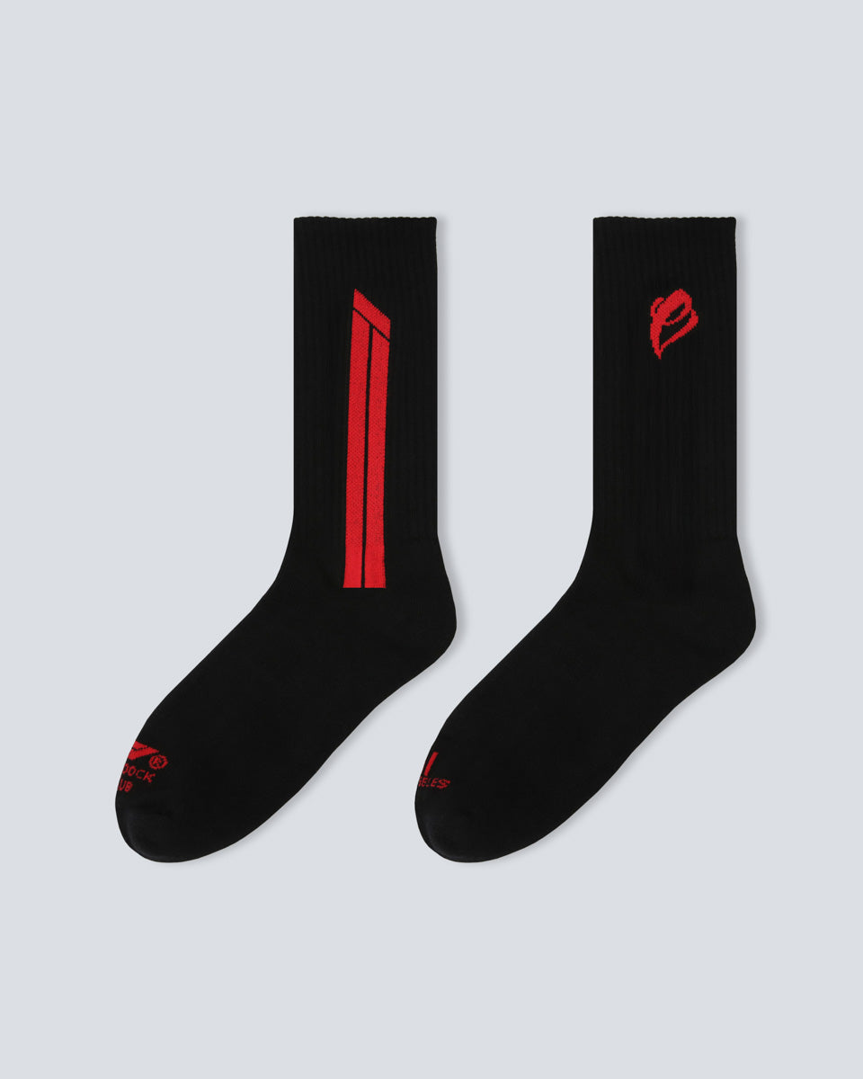 F1 ETAI Crew Socks - Black