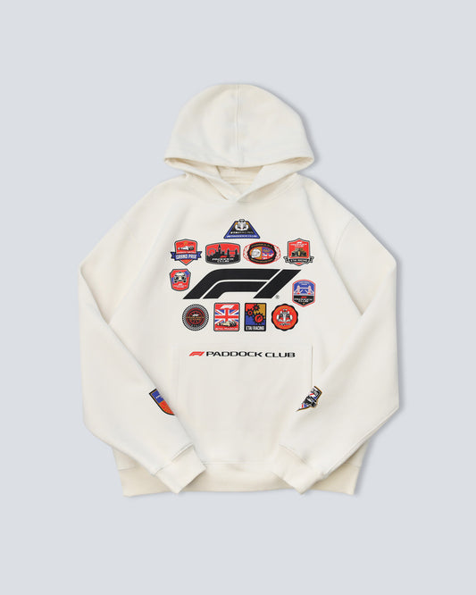 F1 ETAI BGP Patch Hoodie - Ivory