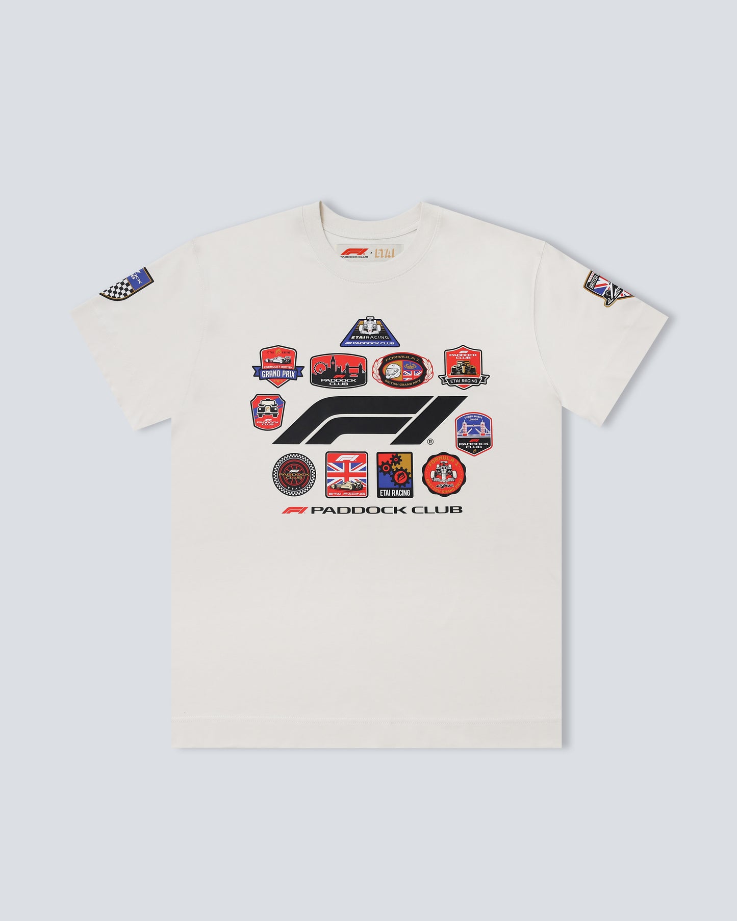 F1 ETAI BGP Patch T-Shirt - Ivory