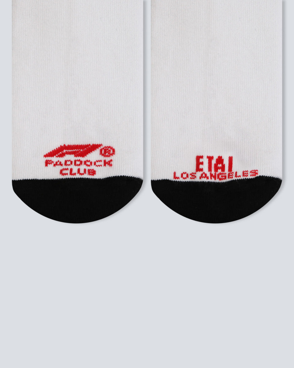F1 ETAI Crew Socks - White