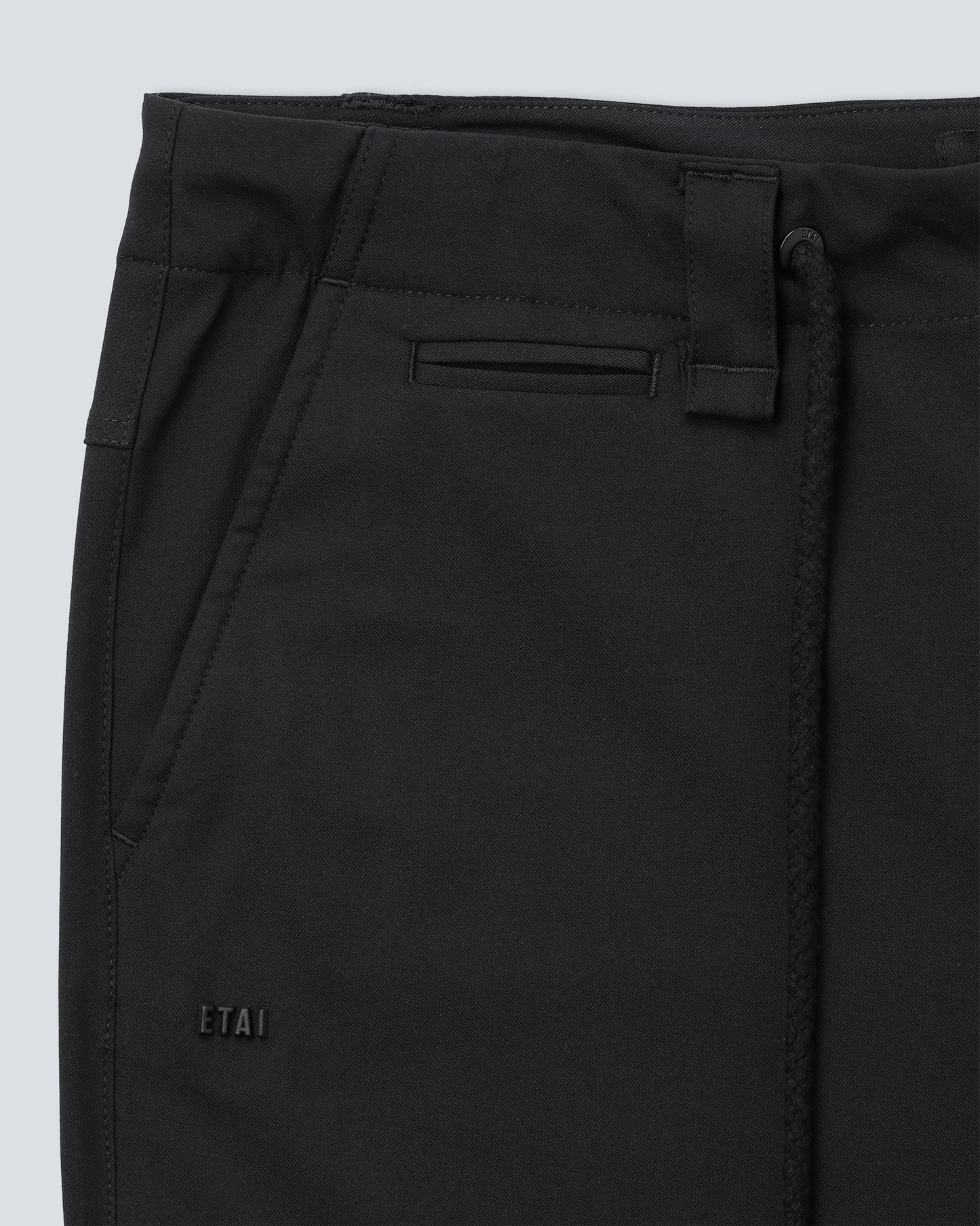 Stretch Tailoring Cloth Flared Leg Pants - Black