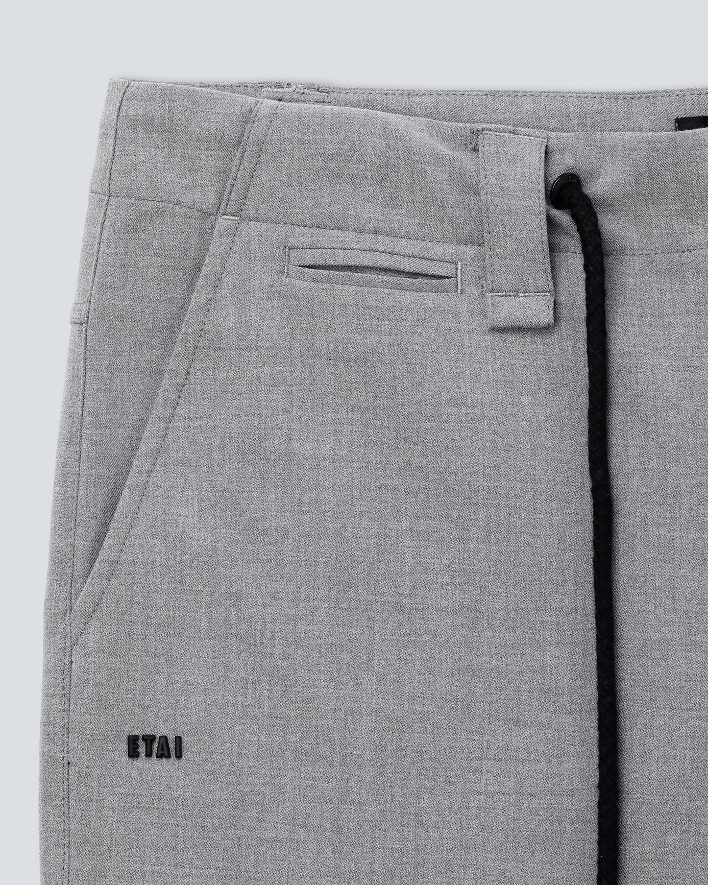 Stretch Tailoring Cloth Flared Leg Pants - Gray