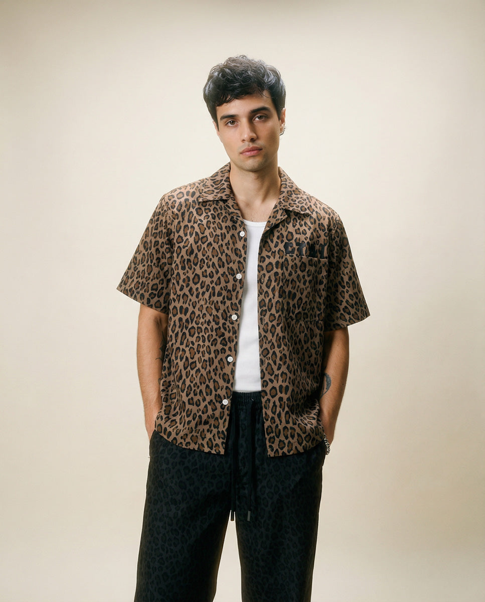 Leopard Shirt - Brown
