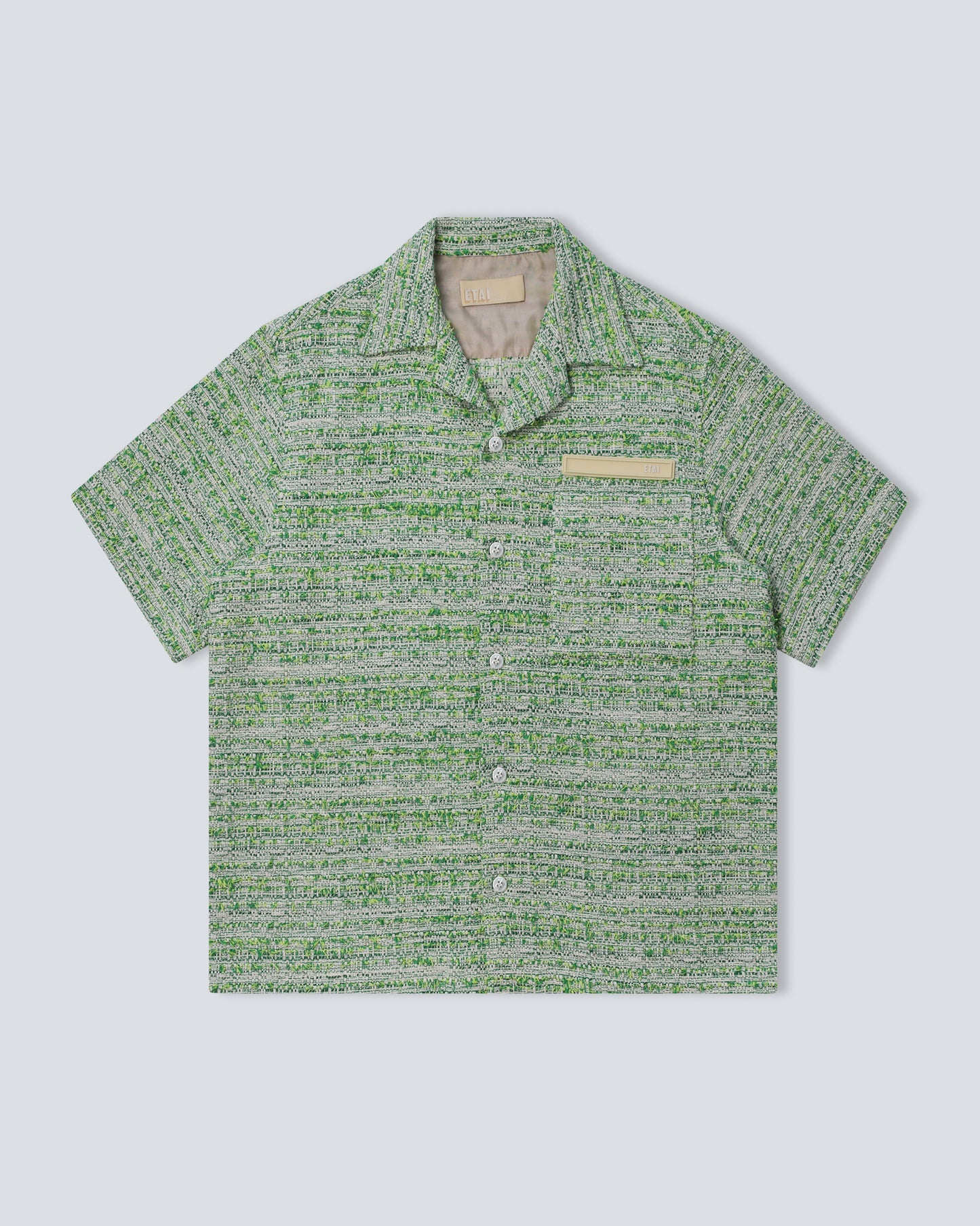 Cotton Tapestry Weave Shirt - Green