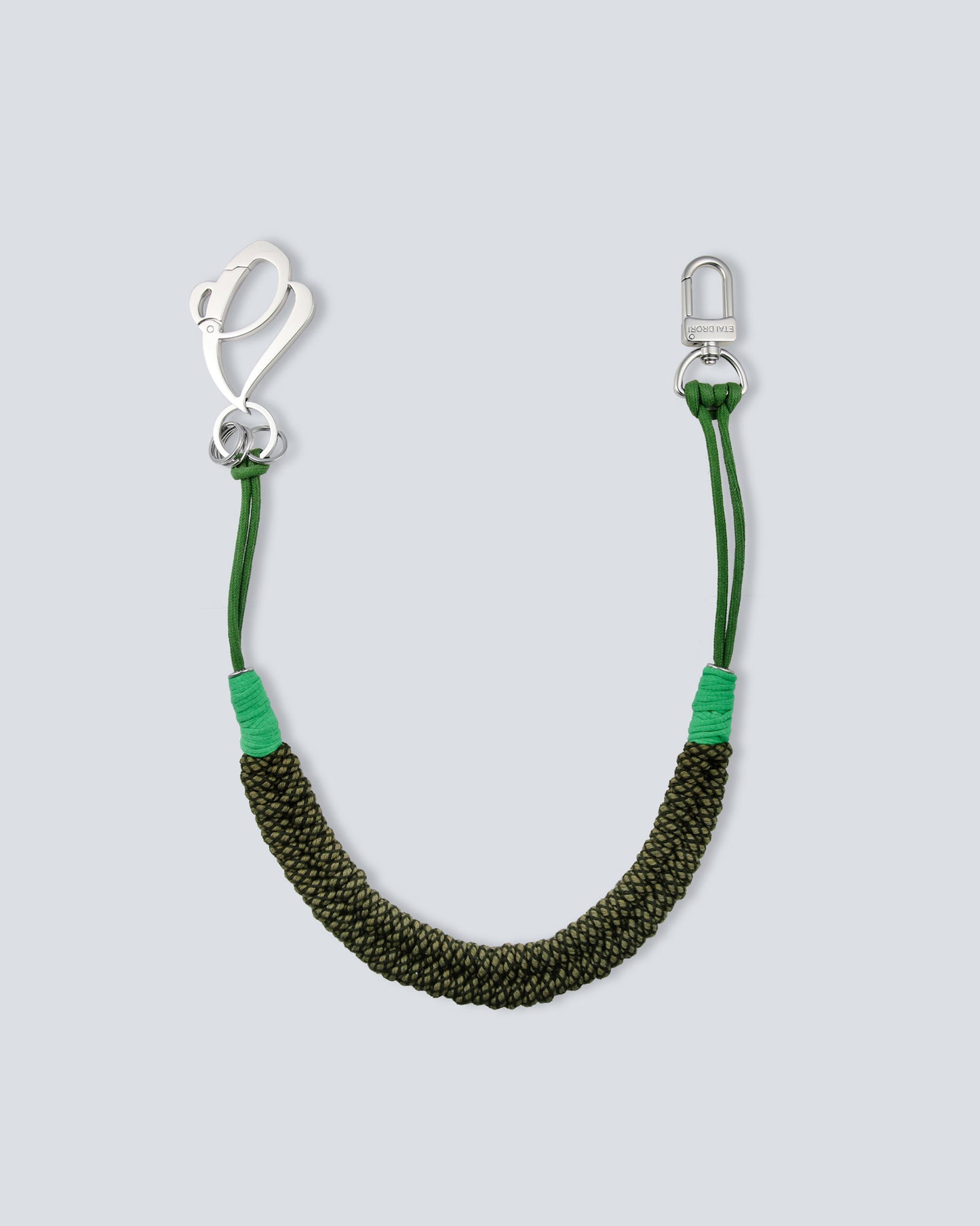 Double Wrapped Hand Woven Rope Carabiner