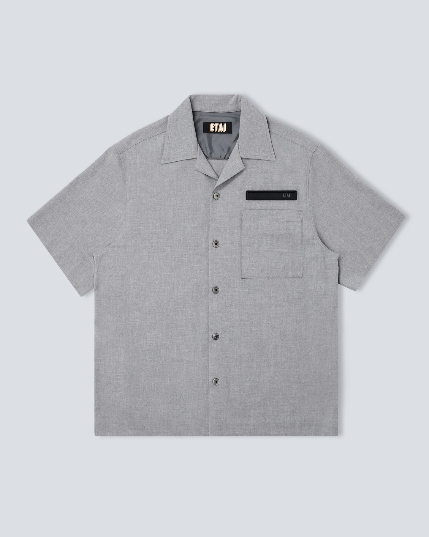 Stretch Tailoring Cloth Shirt - Gray