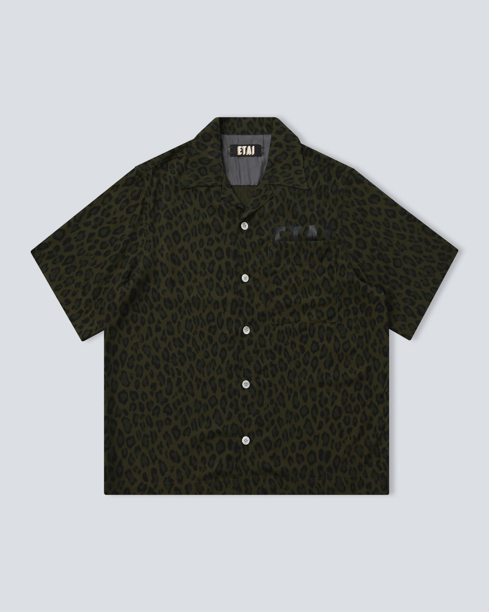 Leopard Shirt - Olive