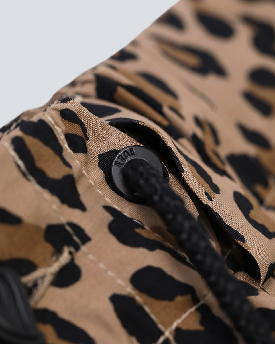 Leopard Balloon Shorts - Brown