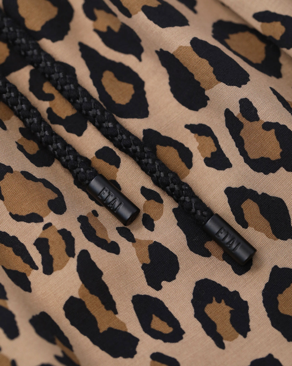 Leopard Balloon Shorts - Brown