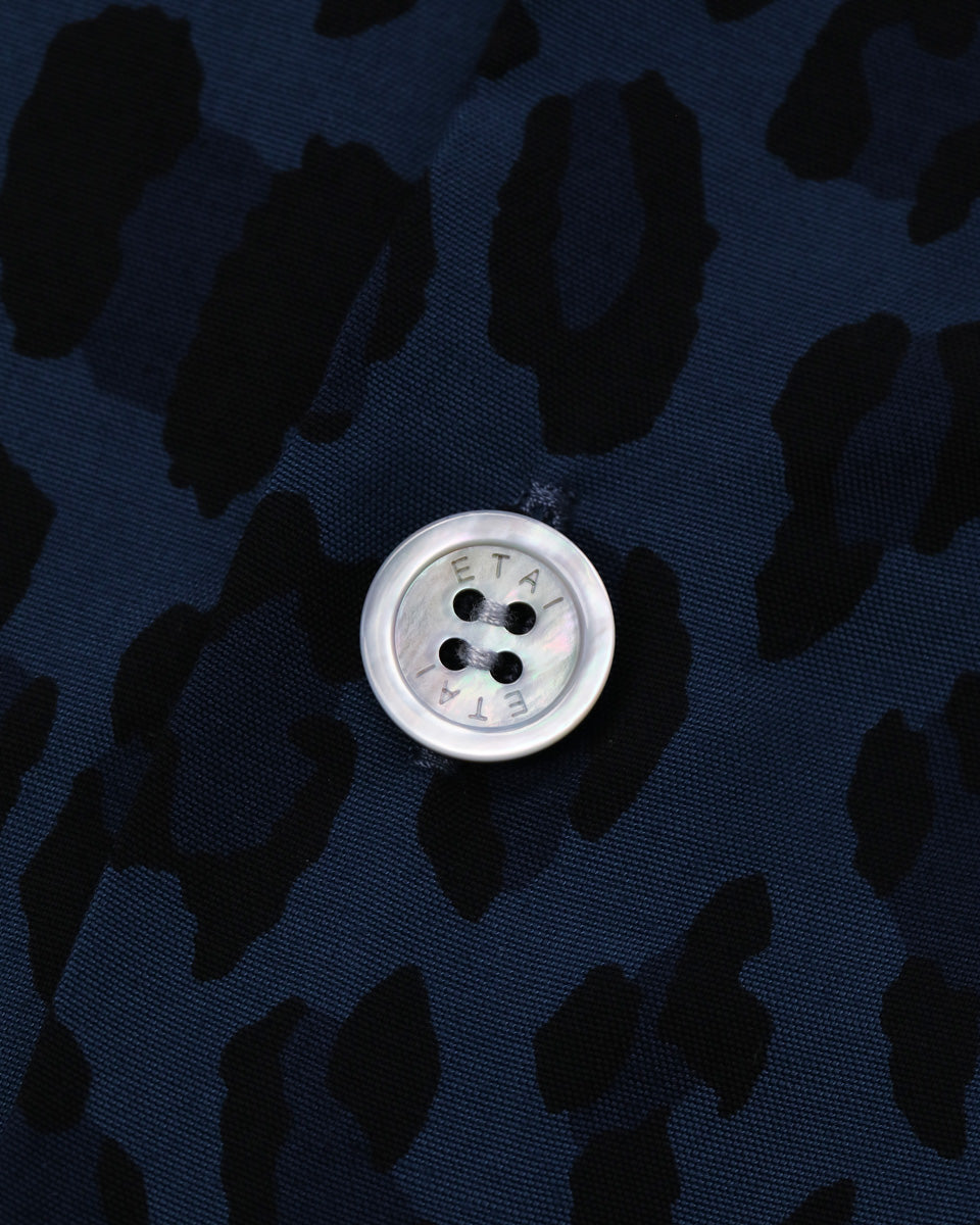 Leopard Shirt - Blue