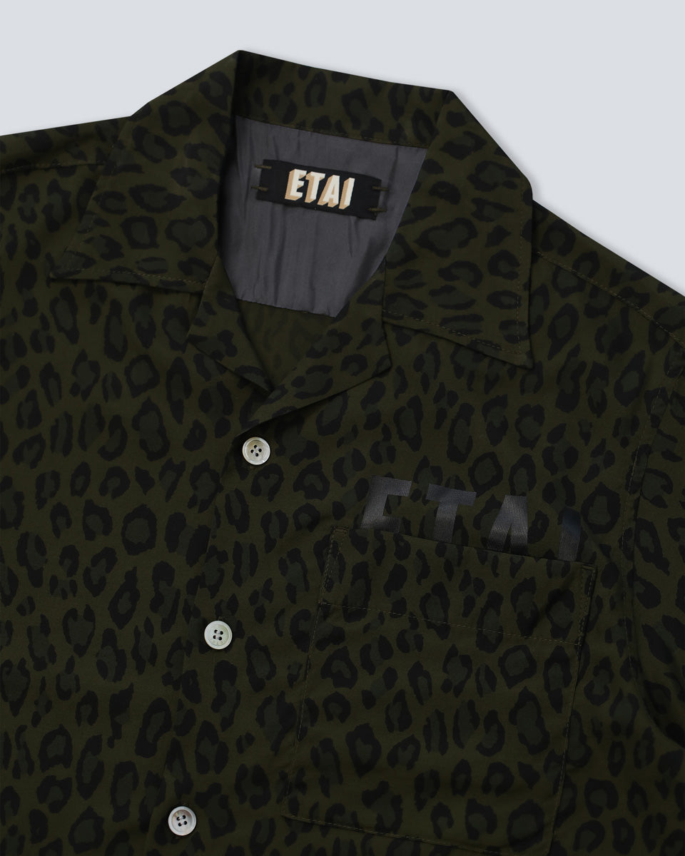 Leopard Shirt - Olive